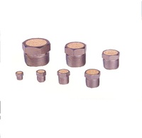 ASP-2BV ARROW BREATHER VENT<BR>1/4" NPT MALE SINTERED BRONZE